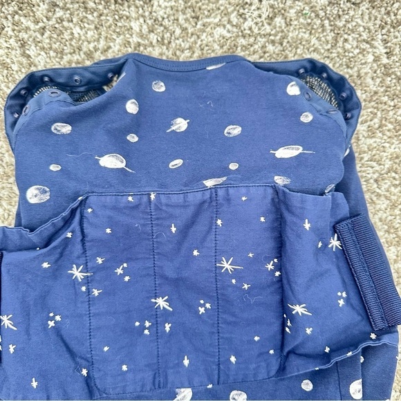 Happiest Baby Snoo Sleep Sack Midnight Navy Blue Moon and Planets Lightweight L - Picture 5 of 7